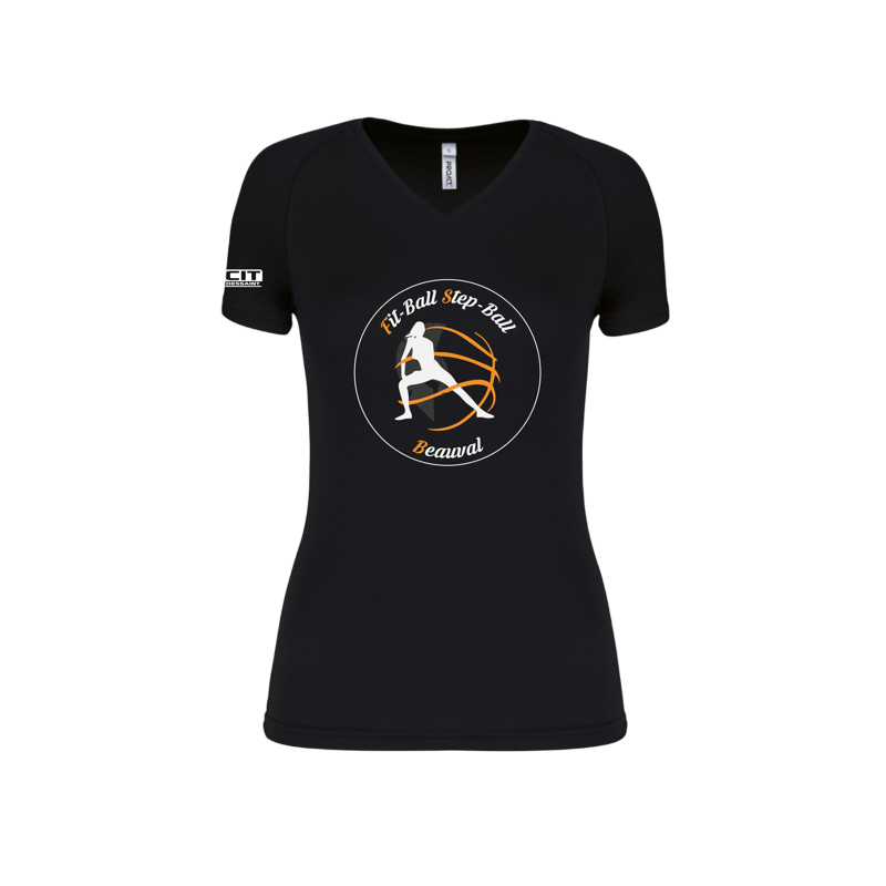 t-shirt-sport-col-v-adulte