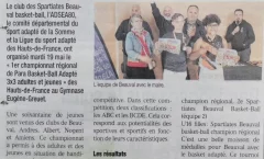 Pluie de médailles et 1ers titres pour le parabasket adapté