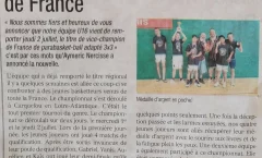 Les U16 vice-champions de France