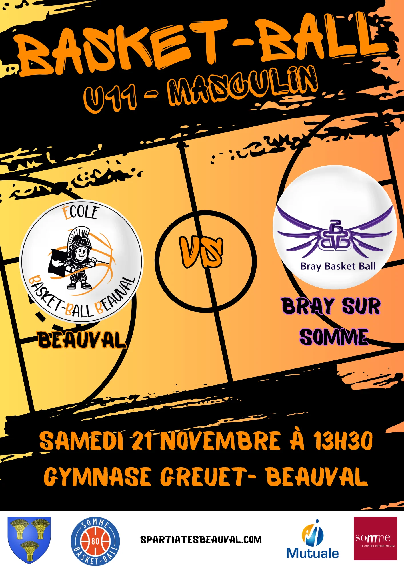 Championnat U11 Masculin  S3B vs Bray BasketBall