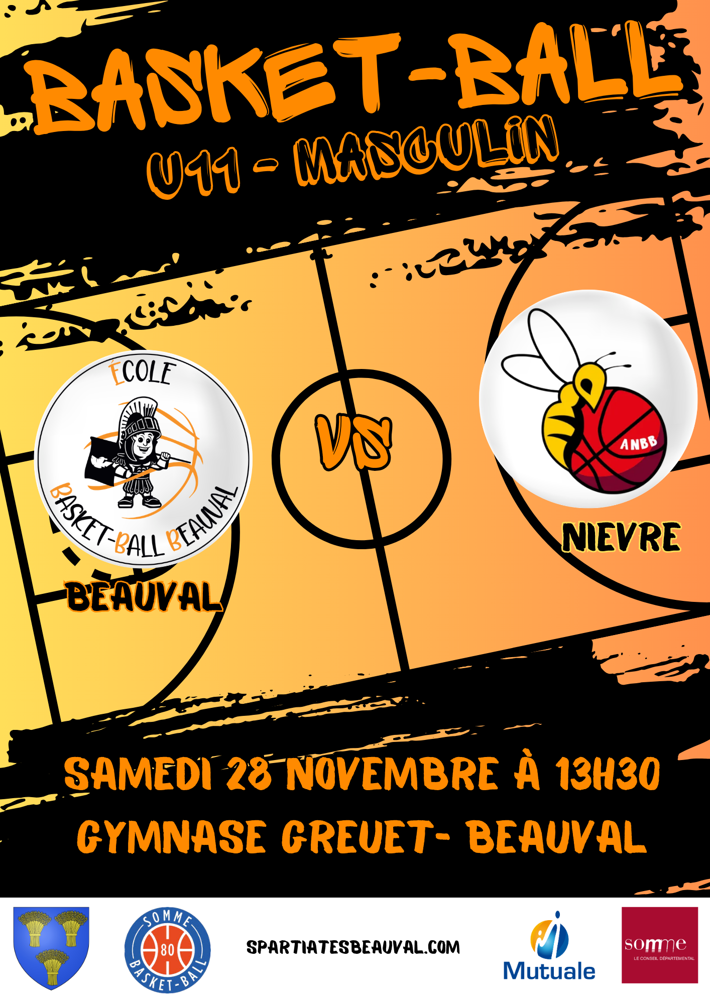Championnat U11 Masculin  S3B VS Nièvre