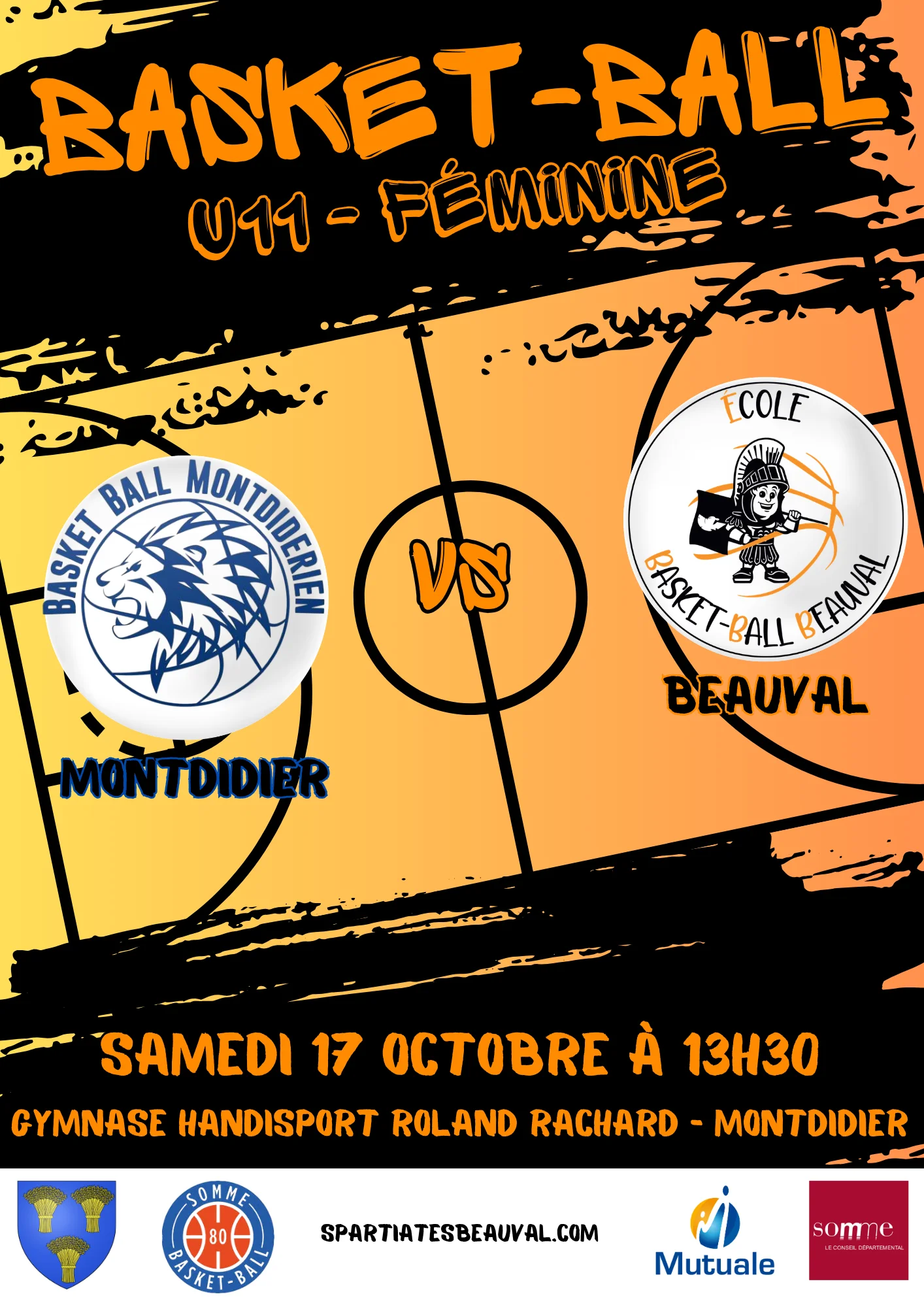 Championnat U11 Féminine  Montdidier vs S3B