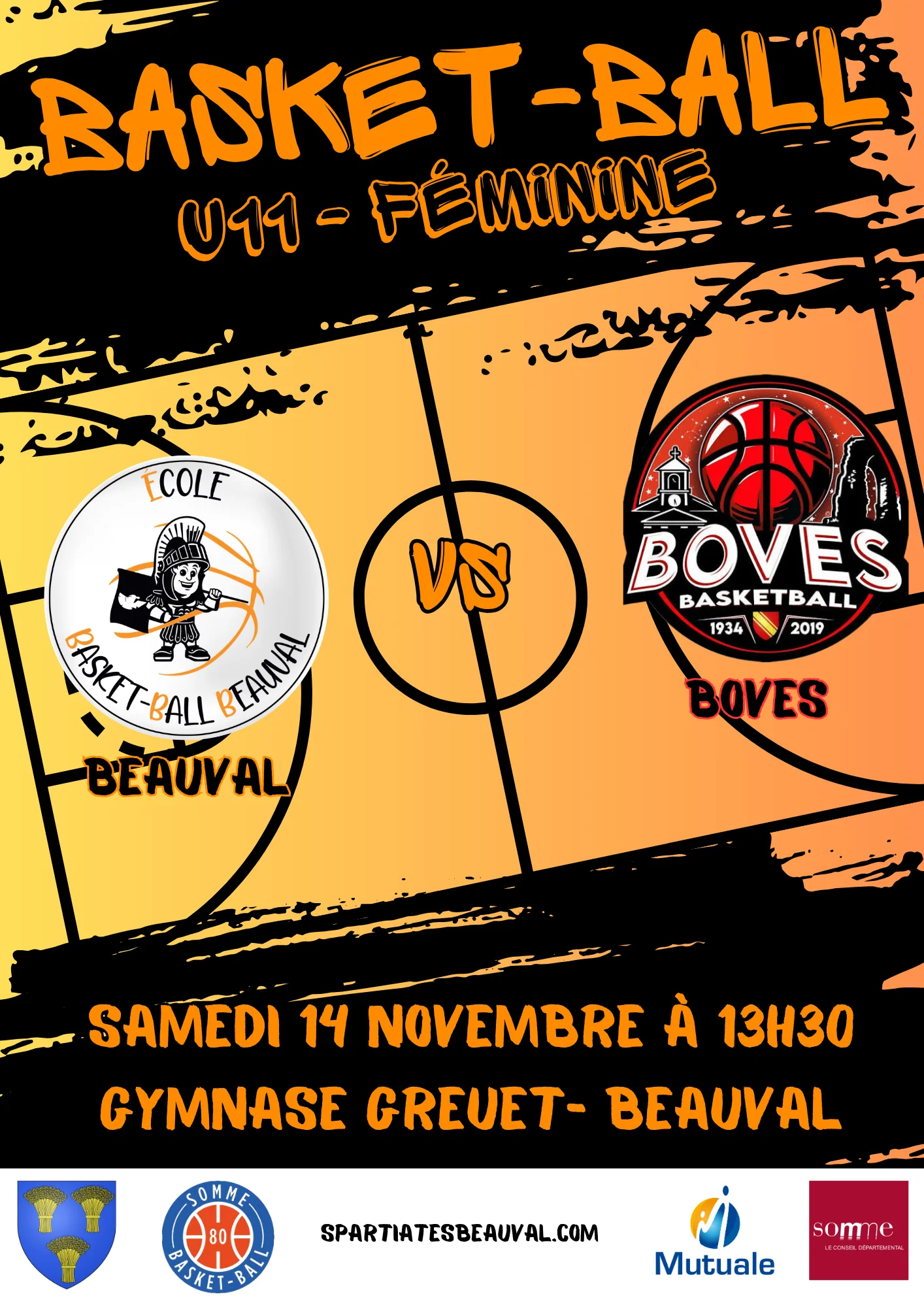 Championnat U11 Féminine  S3B VS BOVES