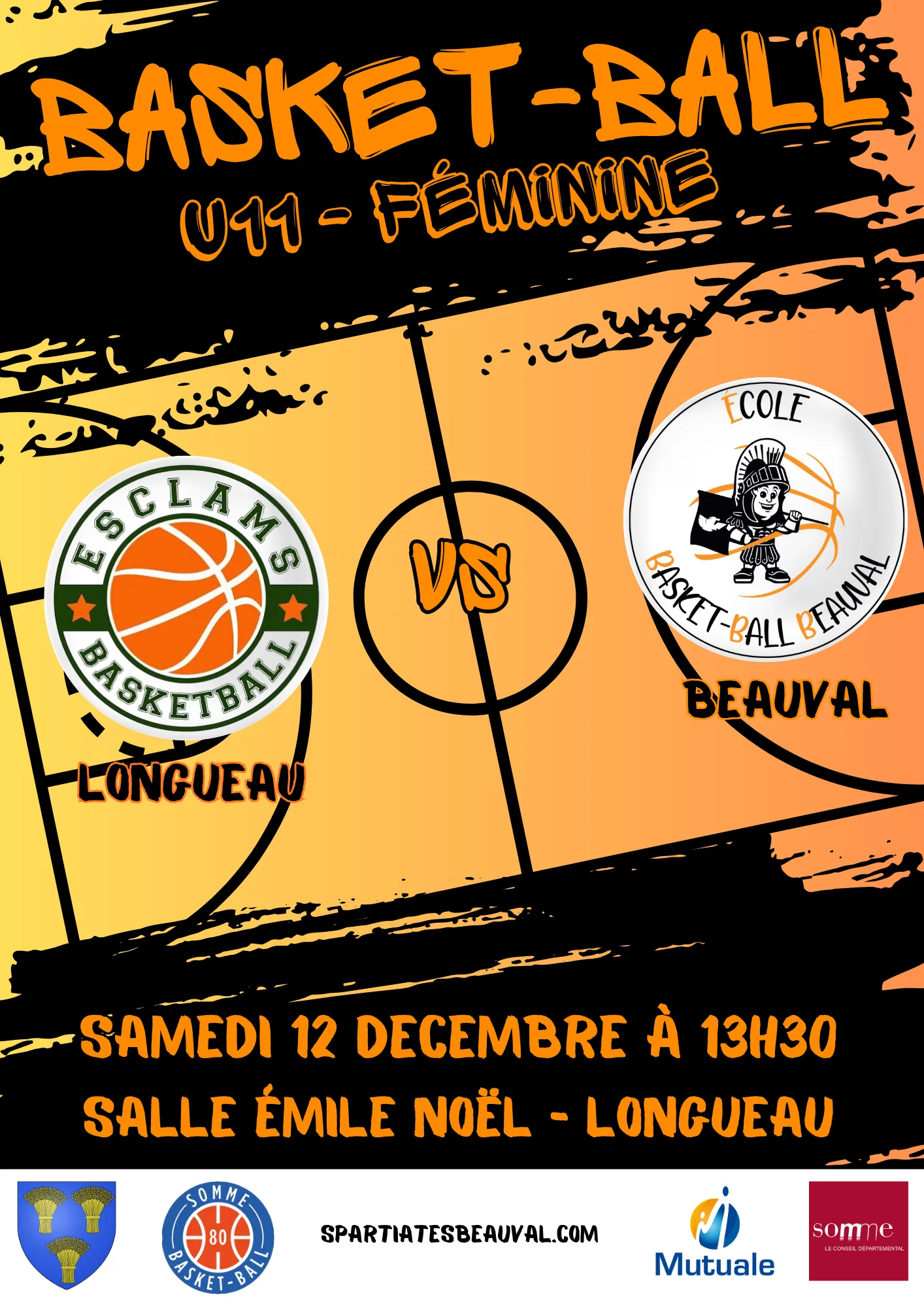 Championnat U11 Féminine  LONGUEAU VS S3B